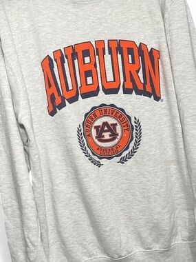 Vintage MV Auburn University Gray Crewneck Sweatshirt with Team Logo Size Medium